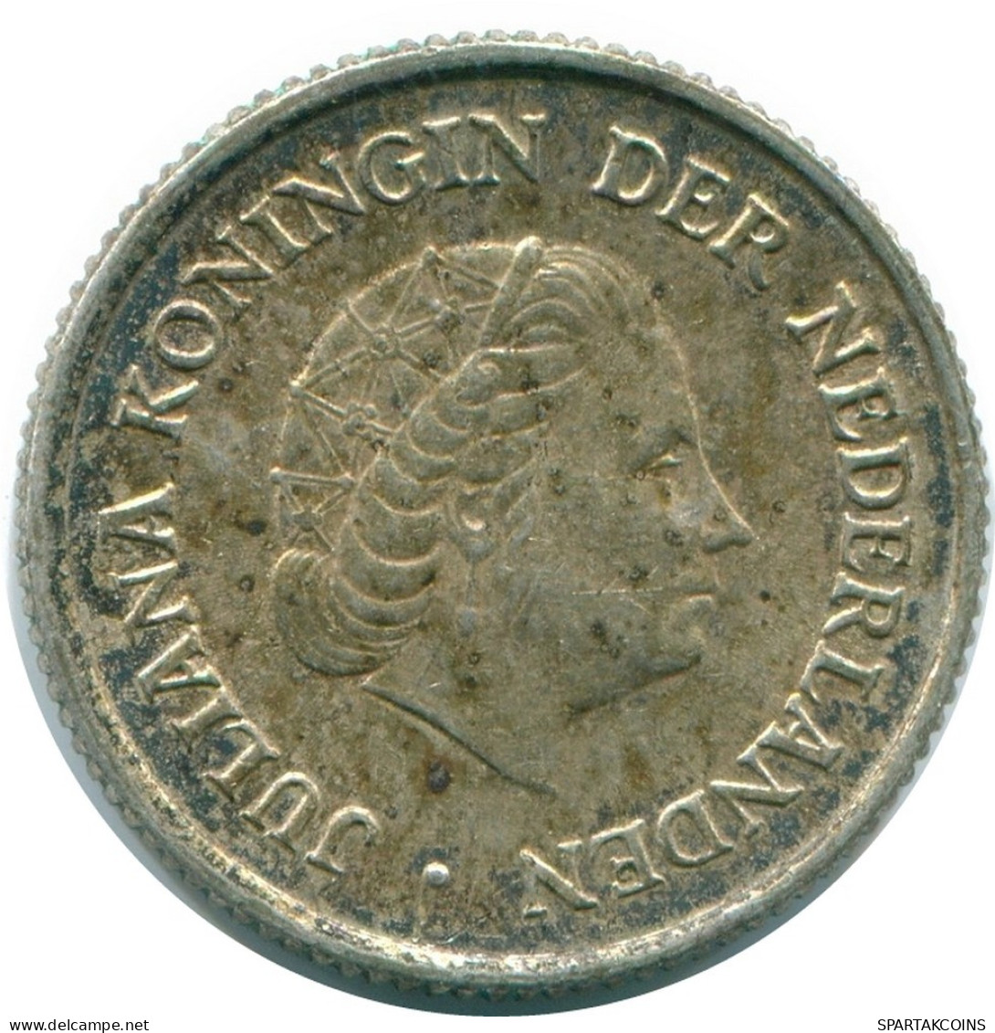 1/4 GULDEN 1954 NETHERLANDS ANTILLES SILVER Colonial Coin #NL10877.4.U.A - Antilles Néerlandaises