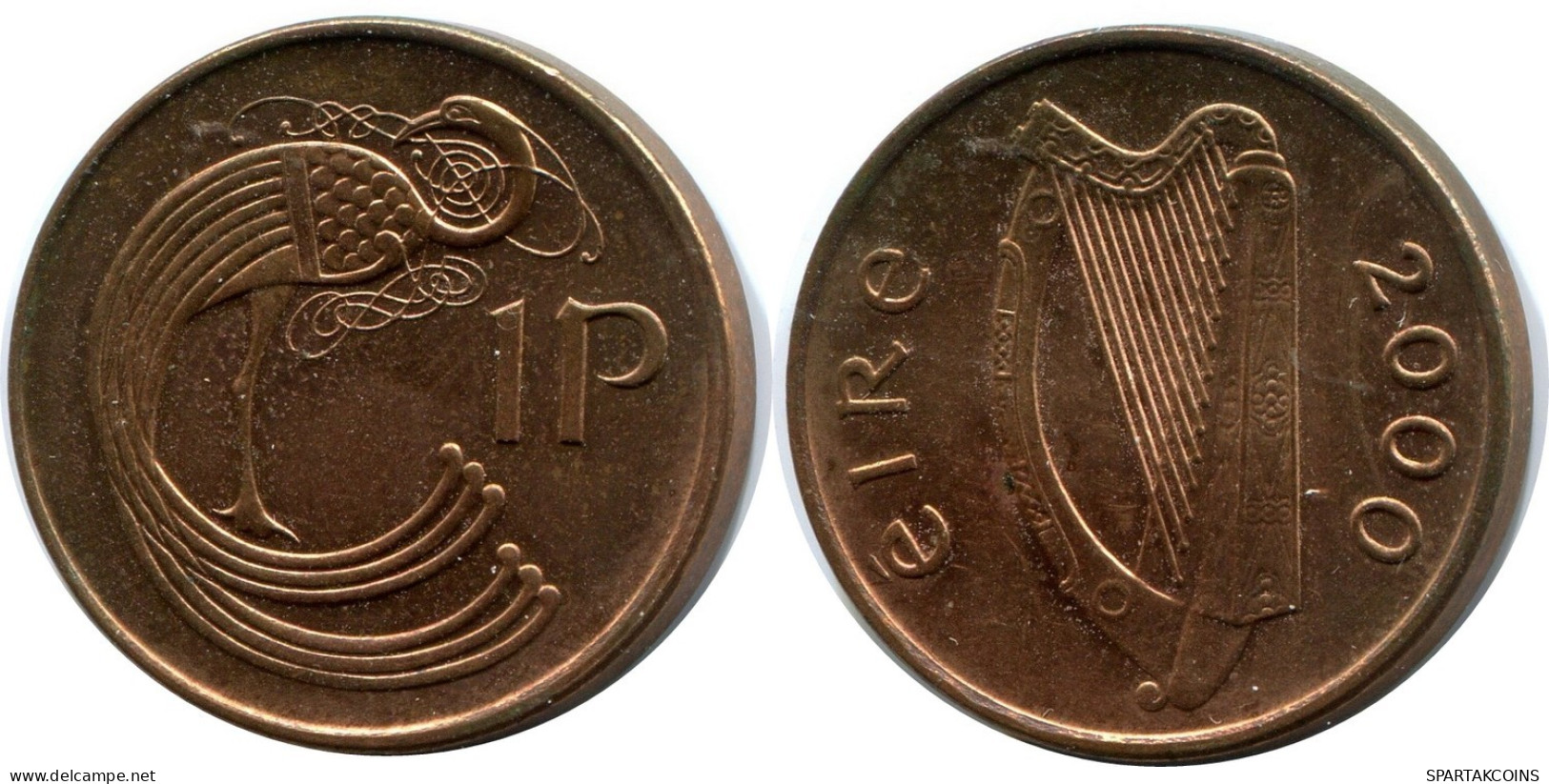 1 PENNY 2000 IRLANDA IRELAND Moneda #AY248.2.E.A - Ierland