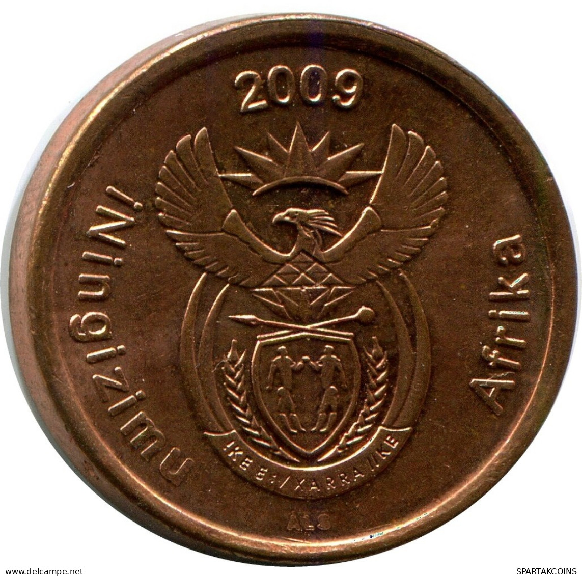 5 CENTS 2009 SÜDAFRIKA SOUTH AFRICA Münze #AP938.D.A - Südafrika