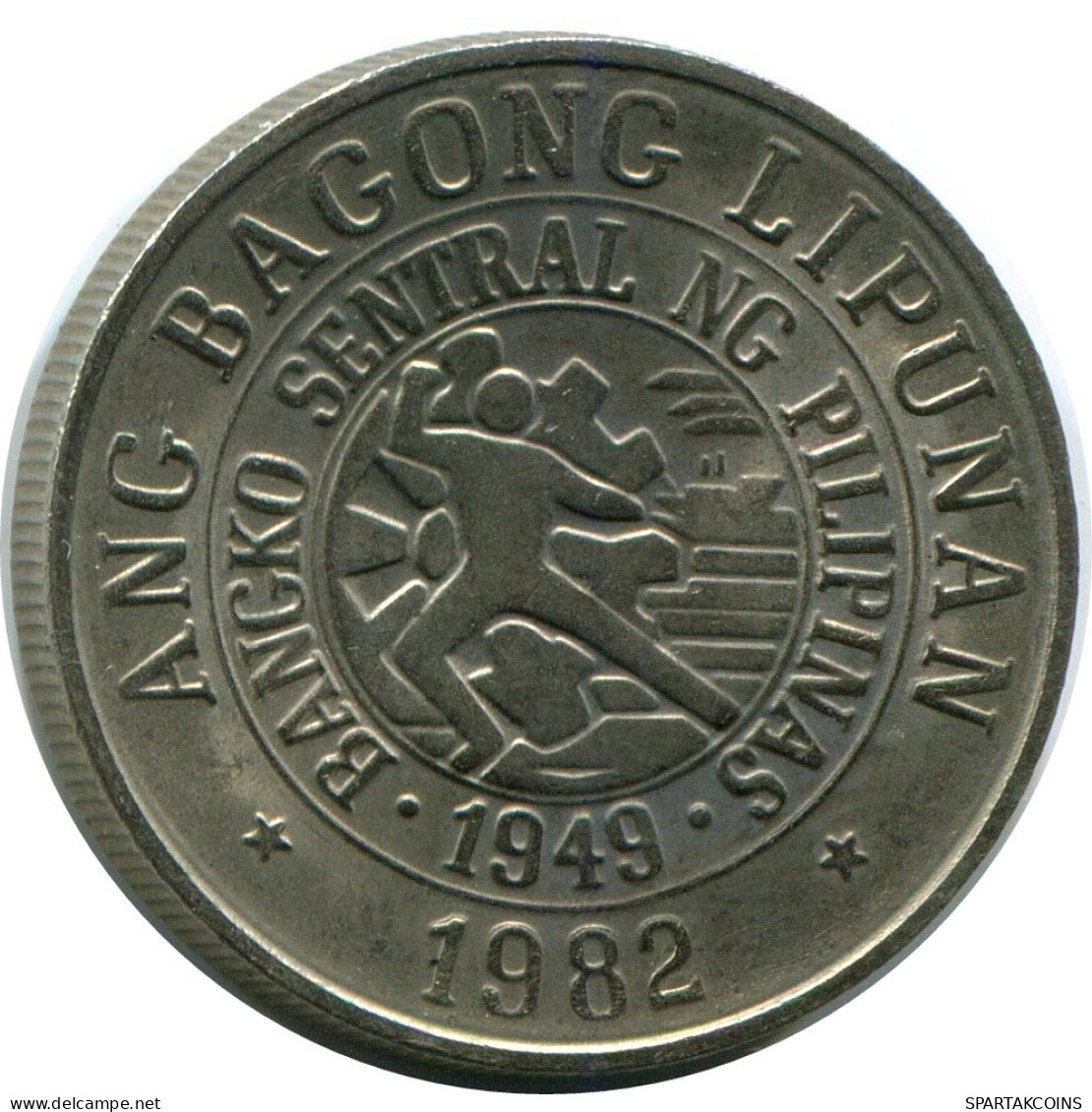 25 SENTIMOS 1982 FILIPINAS PHILIPPINES Moneda #AR886.E.A - Filippijnen