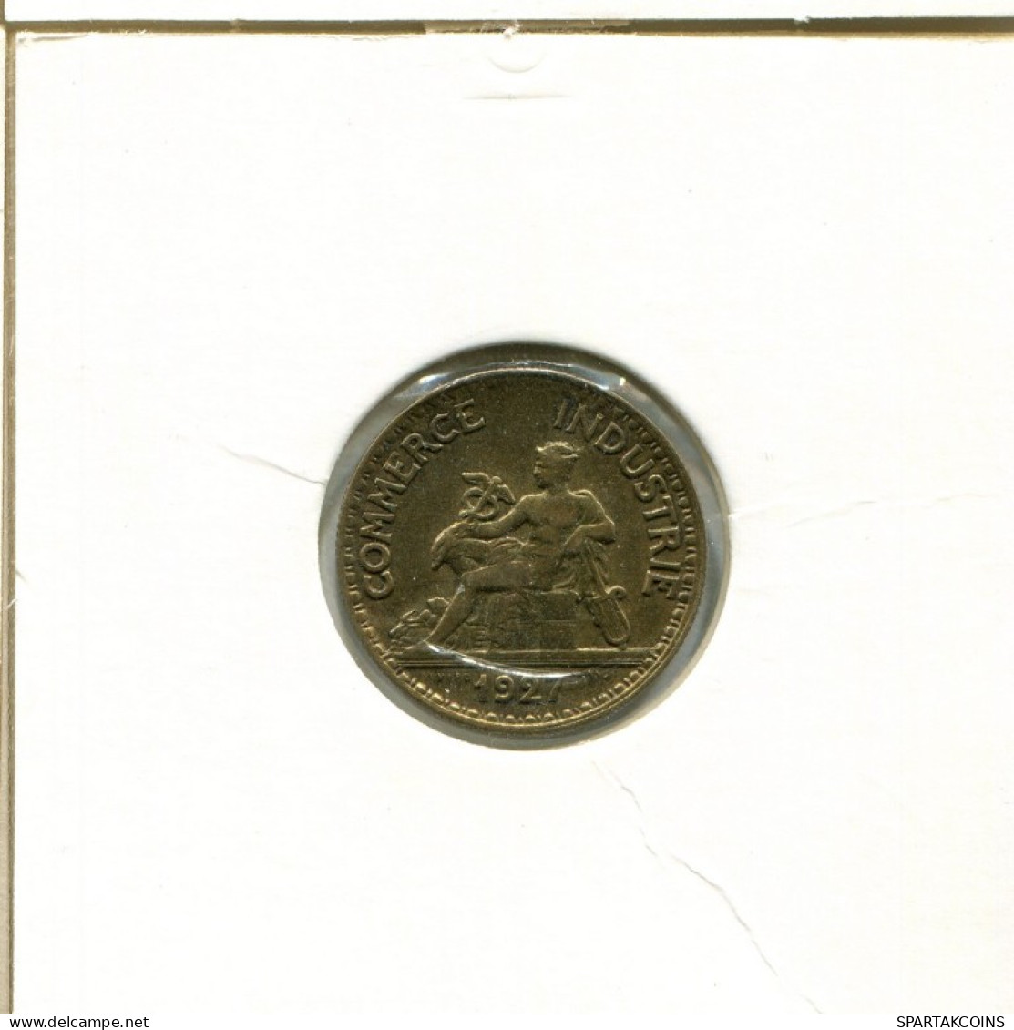 50 CENTIMES 1927 FRANCIA FRANCE Moneda #AK931.E.A - 50 Centimes