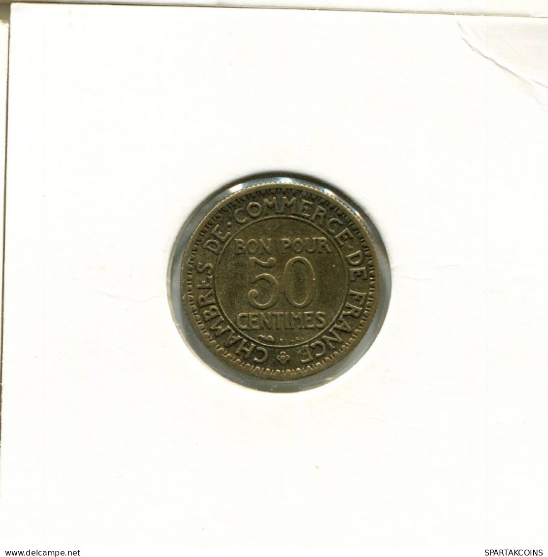 50 CENTIMES 1927 FRANCIA FRANCE Moneda #AK931.E.A - 50 Centimes