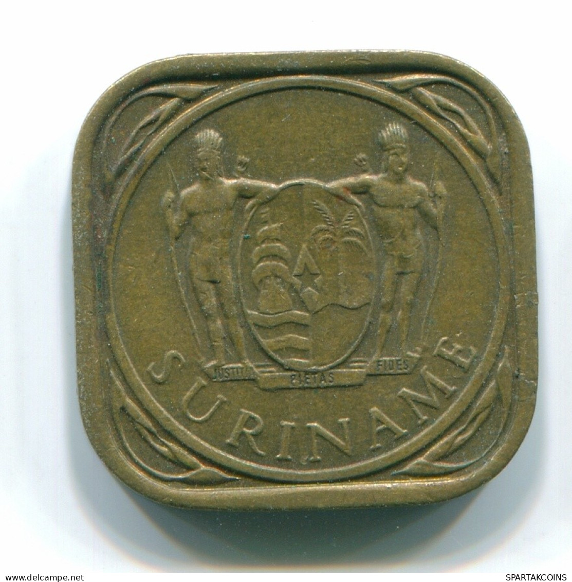 5 CENTS 1971 SURINAM NIEDERLANDE Nickel-Brass Koloniale Münze #S12885.D.A - Surinam 1975 - ...