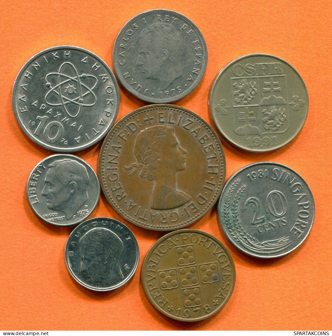 Collection MUNDO Moneda Lote Mixto Diferentes PAÍSES Y REGIONES #L10383.1.E.A - Other & Unclassified