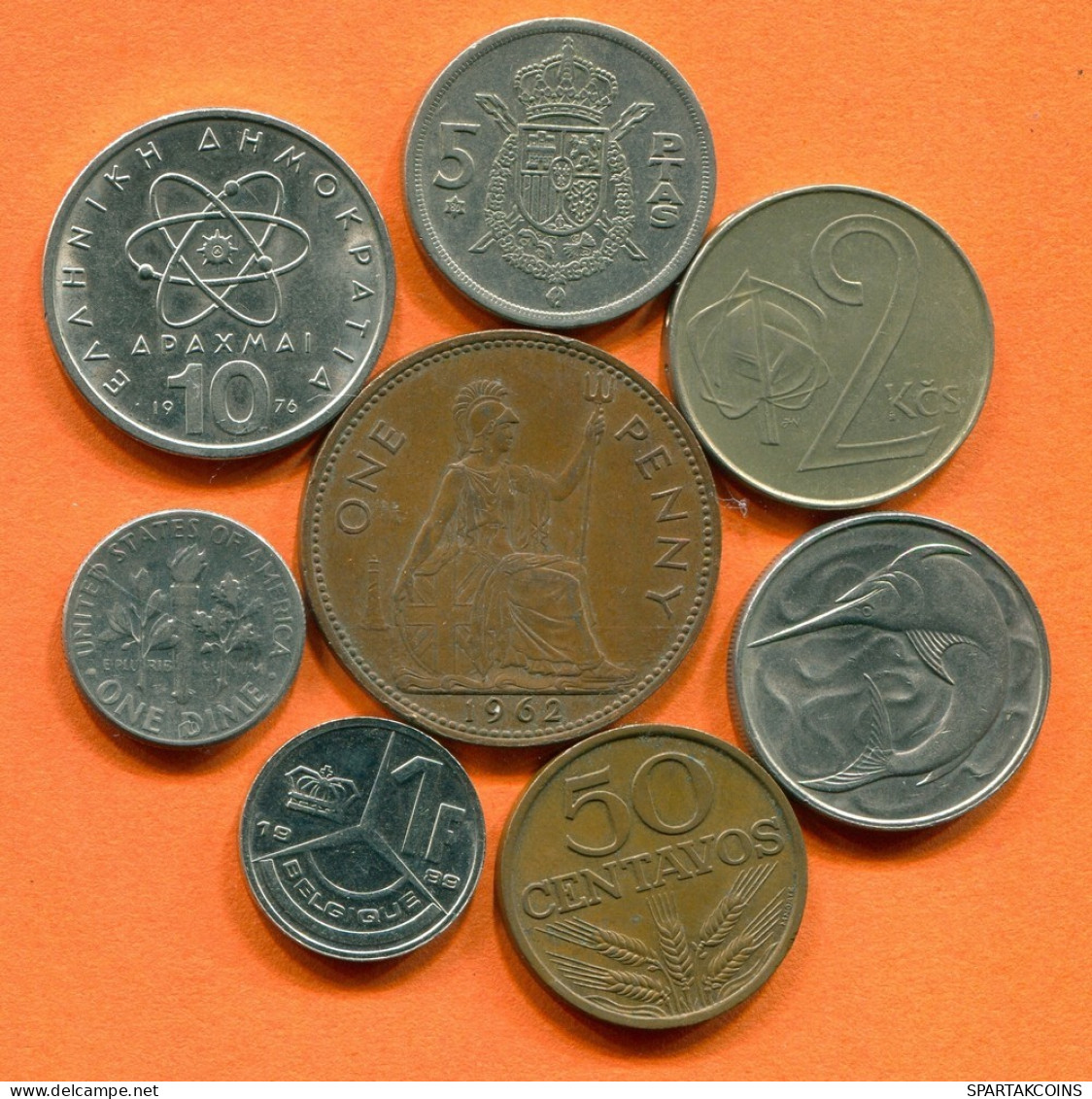 Collection MUNDO Moneda Lote Mixto Diferentes PAÍSES Y REGIONES #L10383.1.E.A - Autres & Non Classés