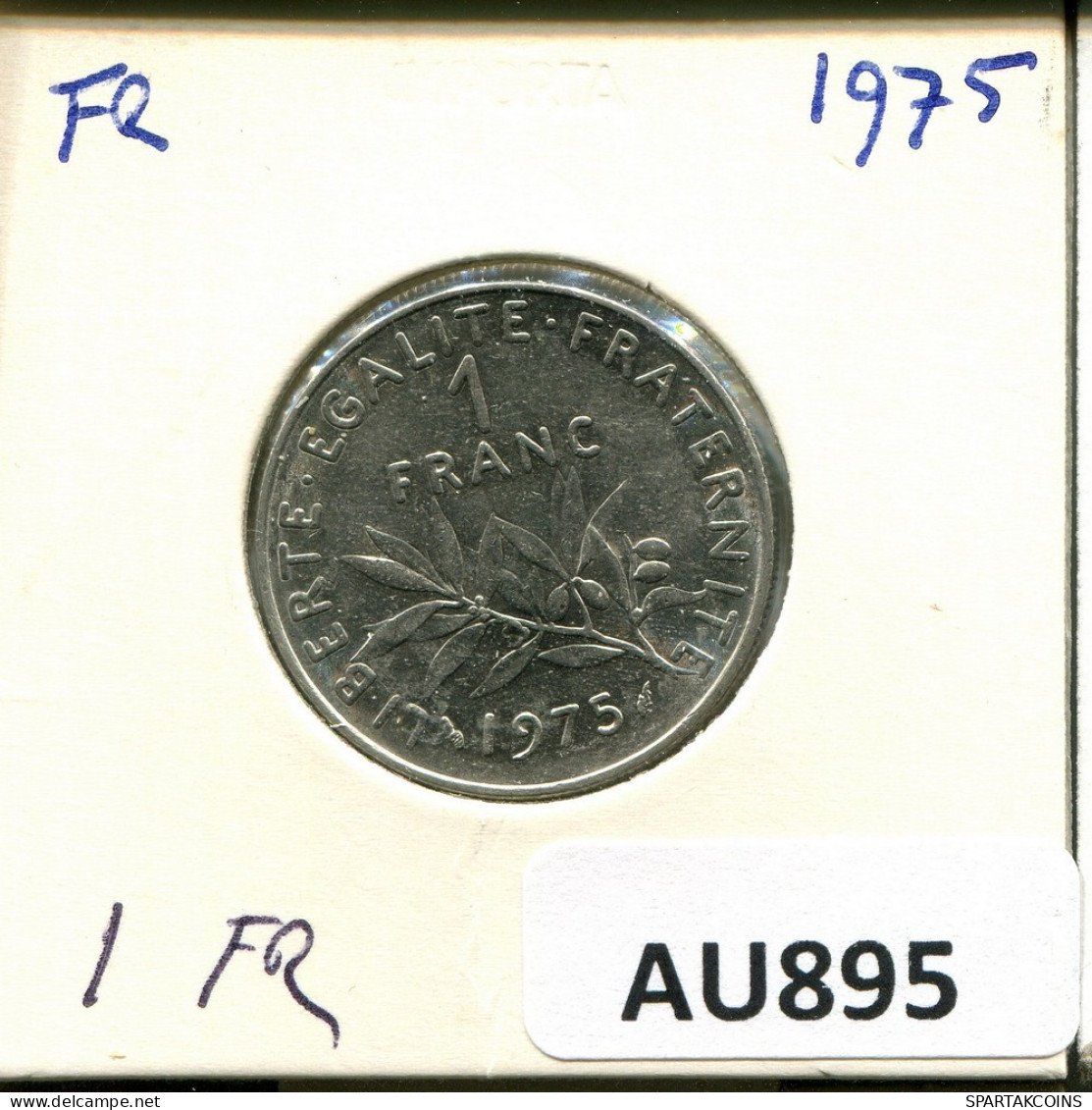 1 FRANC 1975 FRANCIA FRANCE Moneda #AU895.E.A - 1 Franc
