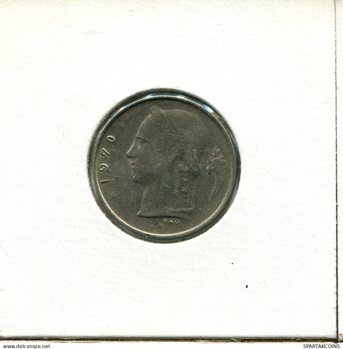 1 FRANC 1970 Französisch Text BELGIEN BELGIUM Münze #AU031.D.A - 1 Franc