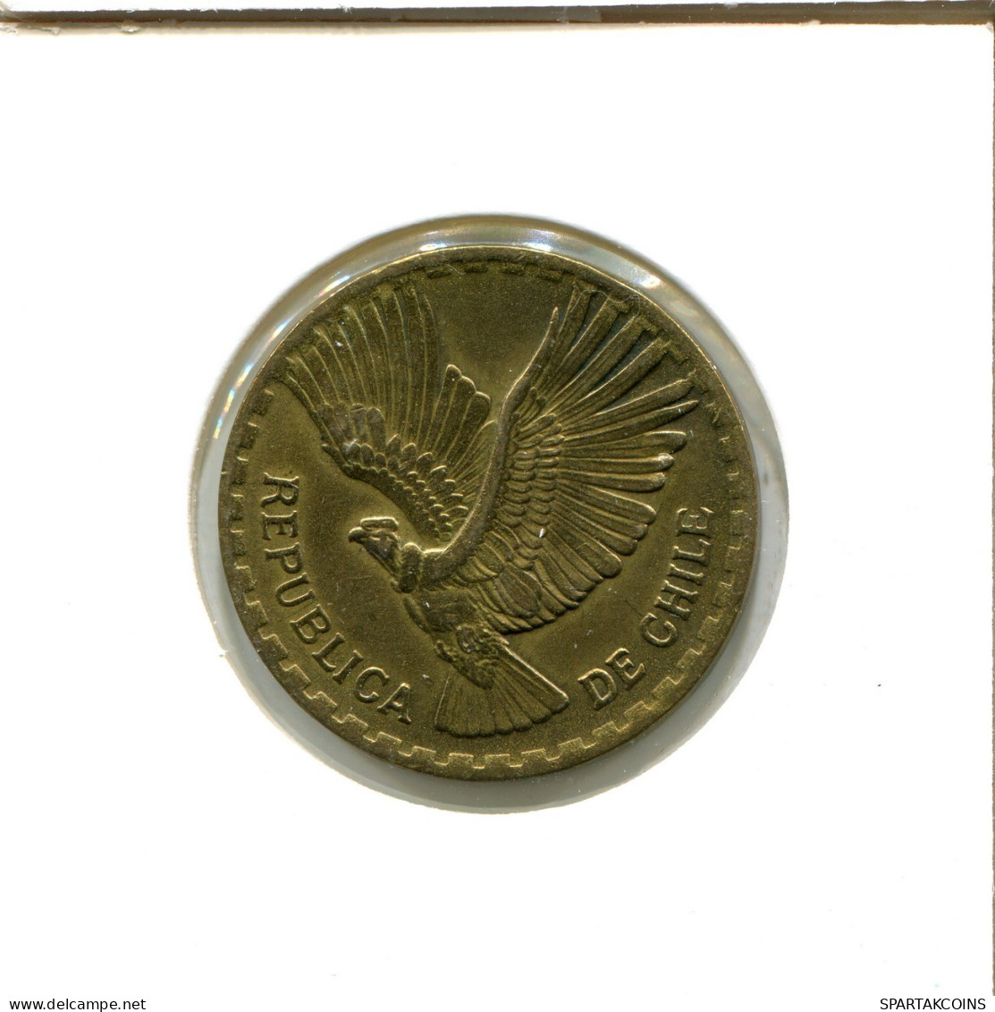 10 CENTESIMOS 1965 CHILE Moneda #AX481.E.A - Chili