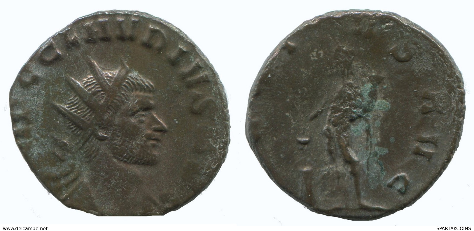 CLAUDIUS II ANTONINIANUS Siscia AD98 Salus AVG 3.2g/19mm #NNN1910.18.E.A - La Crisis Militar (235 / 284)