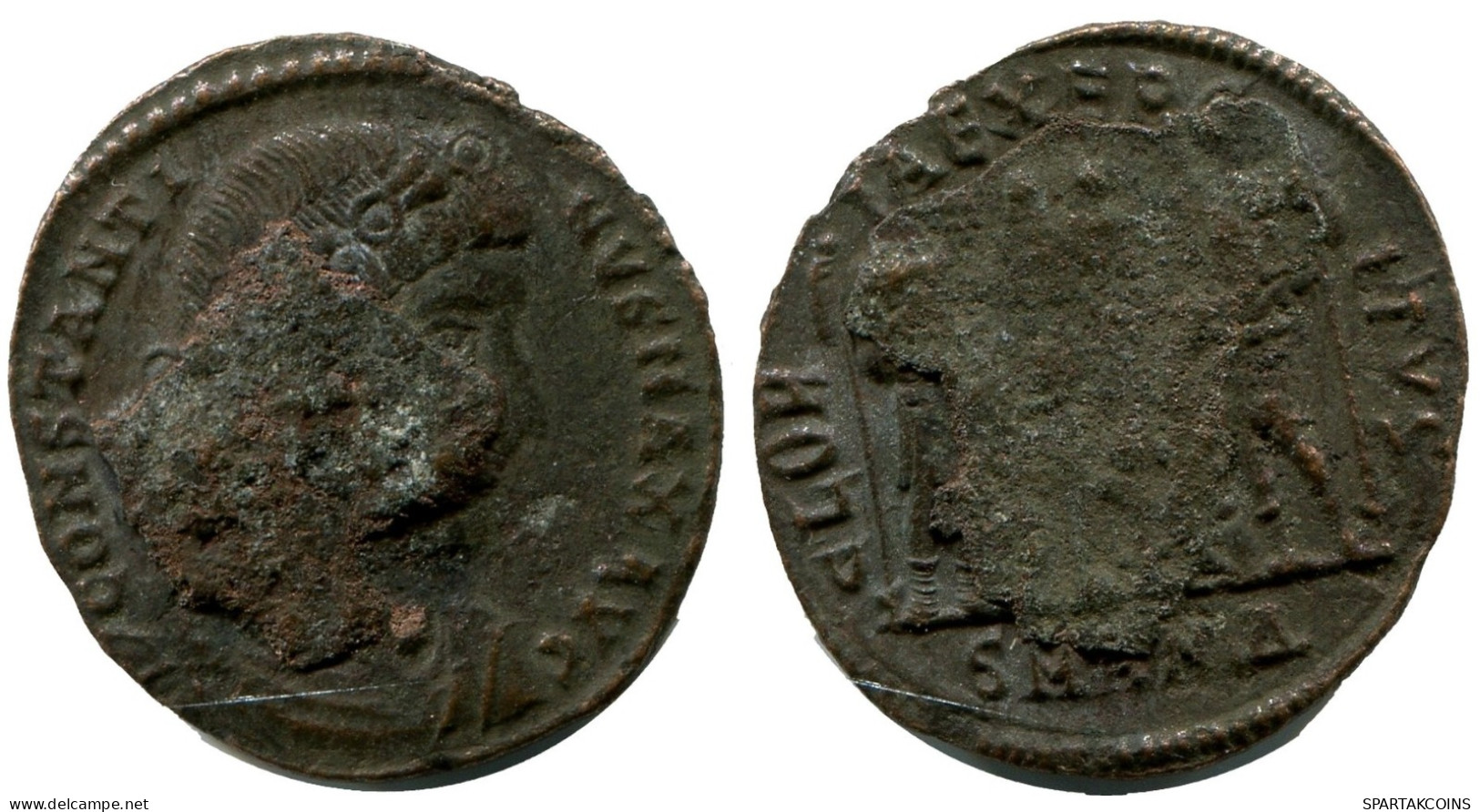 CONSTANTINE I MINTED IN ANTIOCH FROM THE ROYAL ONTARIO MUSEUM #ANC10572.14.U.A - The Christian Empire (307 AD To 363 AD)