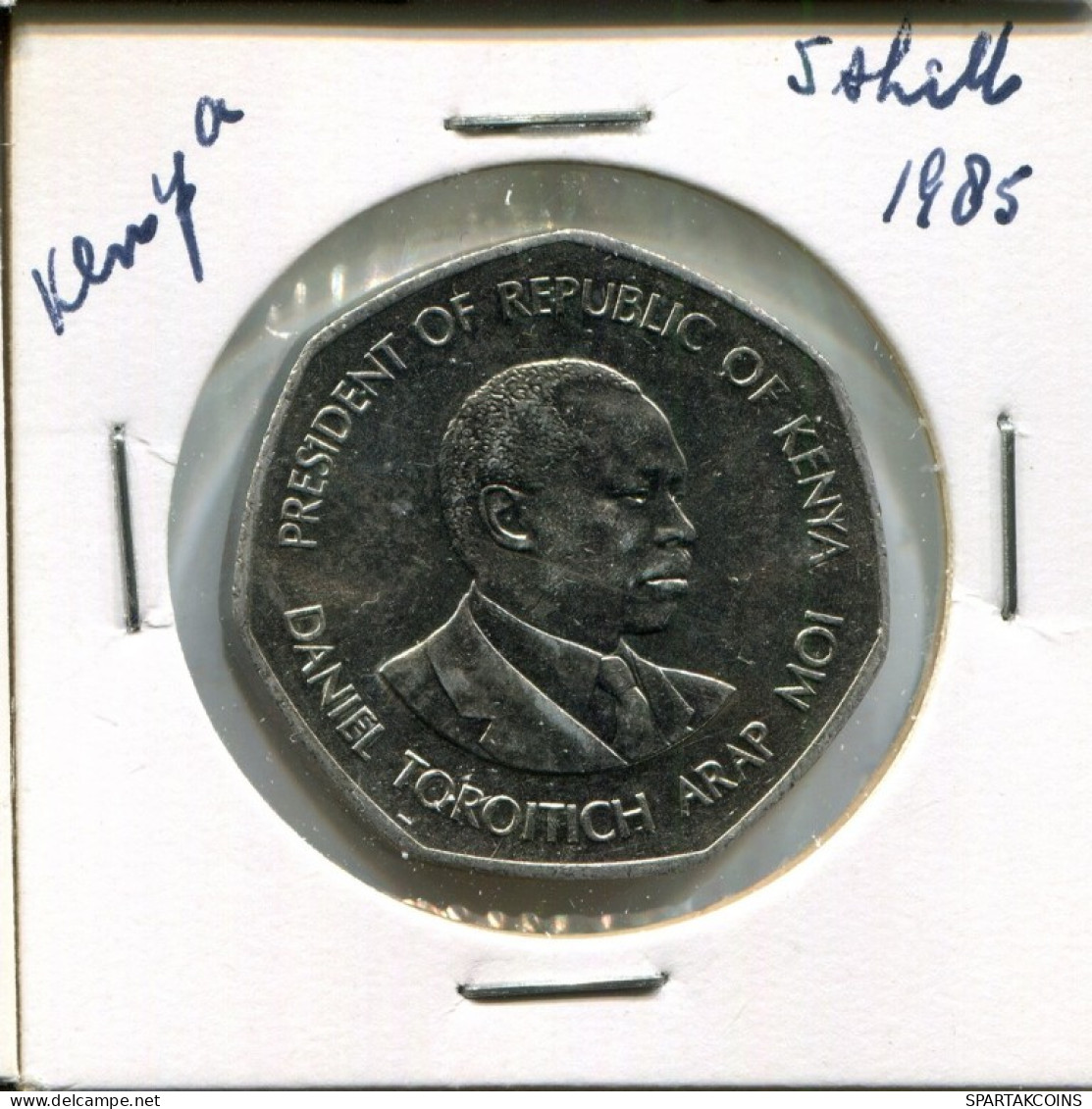 5 SHILLINGS 1985 KENYA Coin #AN747.U.A - Kenya