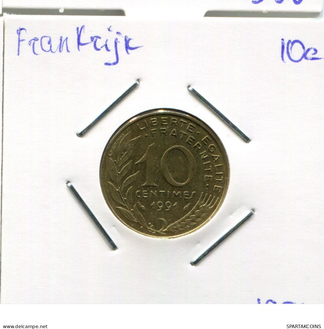 10 CENTIMES 1991 FRANKREICH FRANCE Französisch Münze #AM832.D.A - 10 Centimes