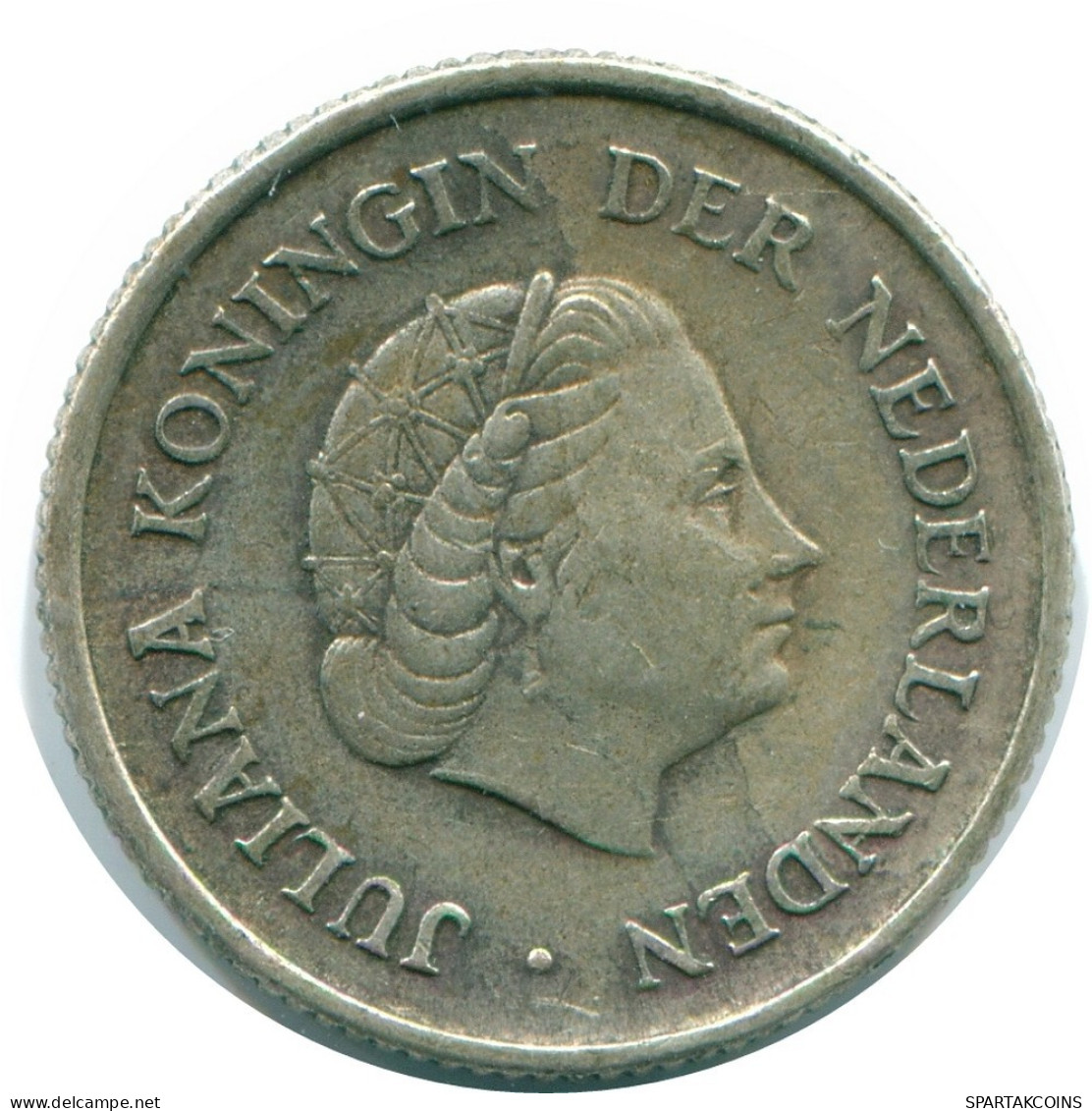 1/4 GULDEN 1965 NETHERLANDS ANTILLES SILVER Colonial Coin #NL11356.4.U.A - Netherlands Antilles