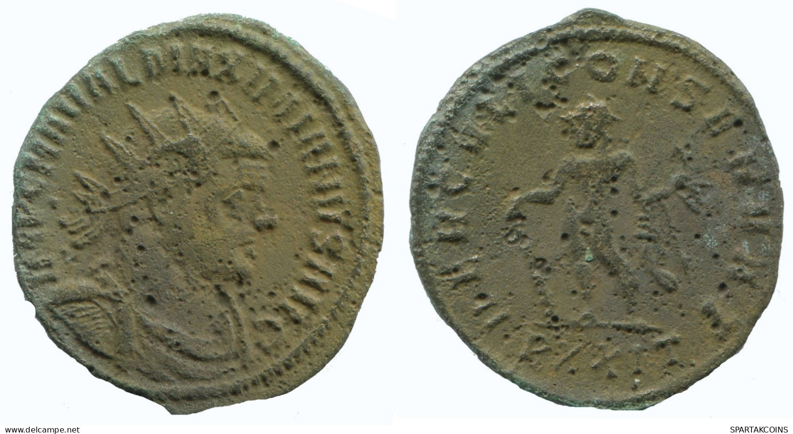 MAXIMIANUS ANTONINIANUS Ticinum Sxxit Hrculi Cons 3.7g/24mm #NNN1823.18.D.A - La Tetrarchía Y Constantino I El Magno (284 / 307)