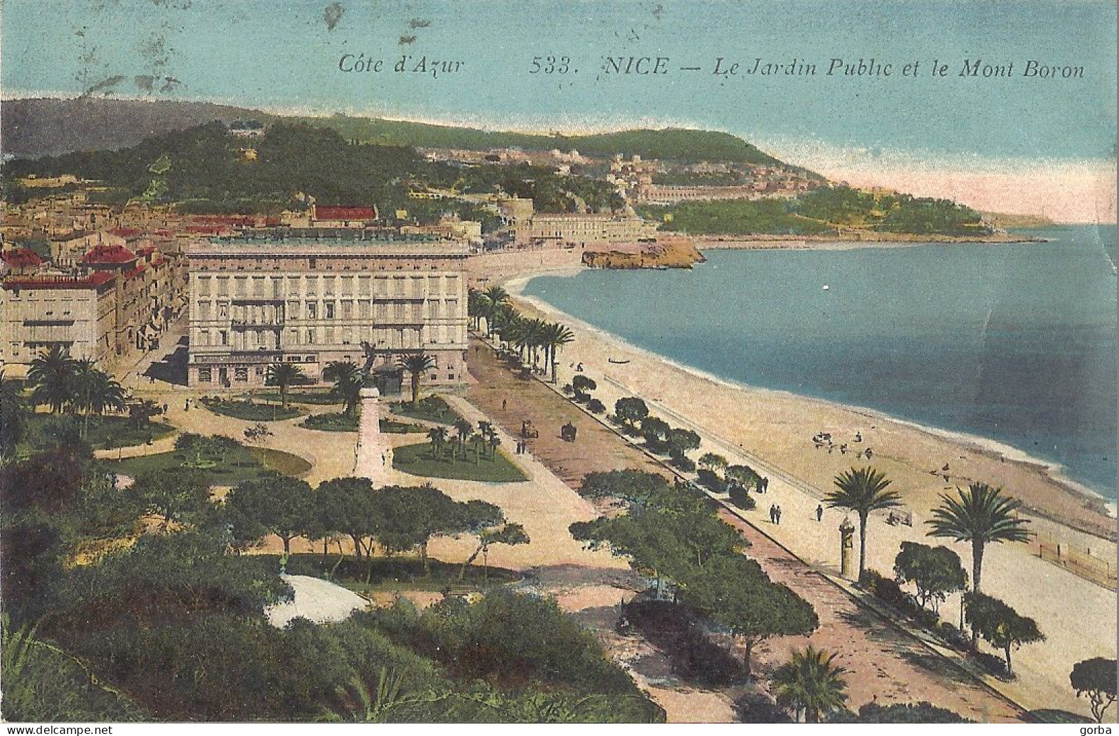 *CPA - 06 - NICE - Le Jardin Public Et Le Mont Buron - Parks, Gärten