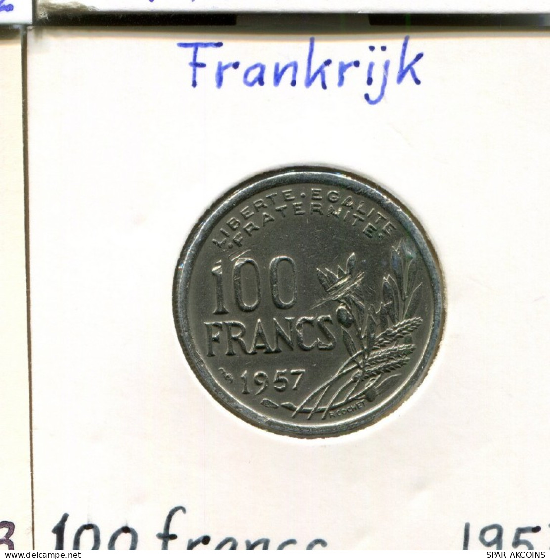 100 FRANCS 1957 FRANCE Pièce Française #AM454.F.A - 100 Francs