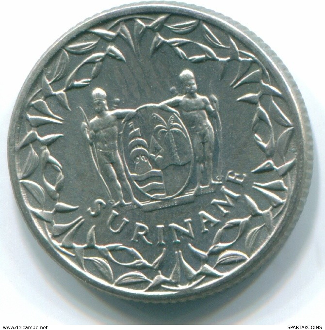 10 CENTS 1972 SURINAM NIEDERLANDE Nickel Koloniale Münze #S13275.D.A - Surinam 1975 - ...