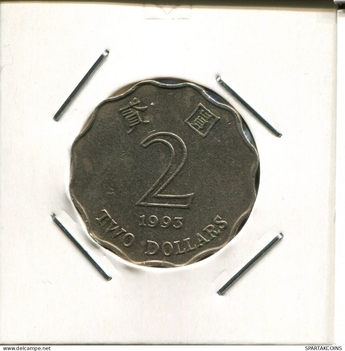2 DOLLAR 1993 HONG KONG Pièce #AR575.F.A - Hongkong