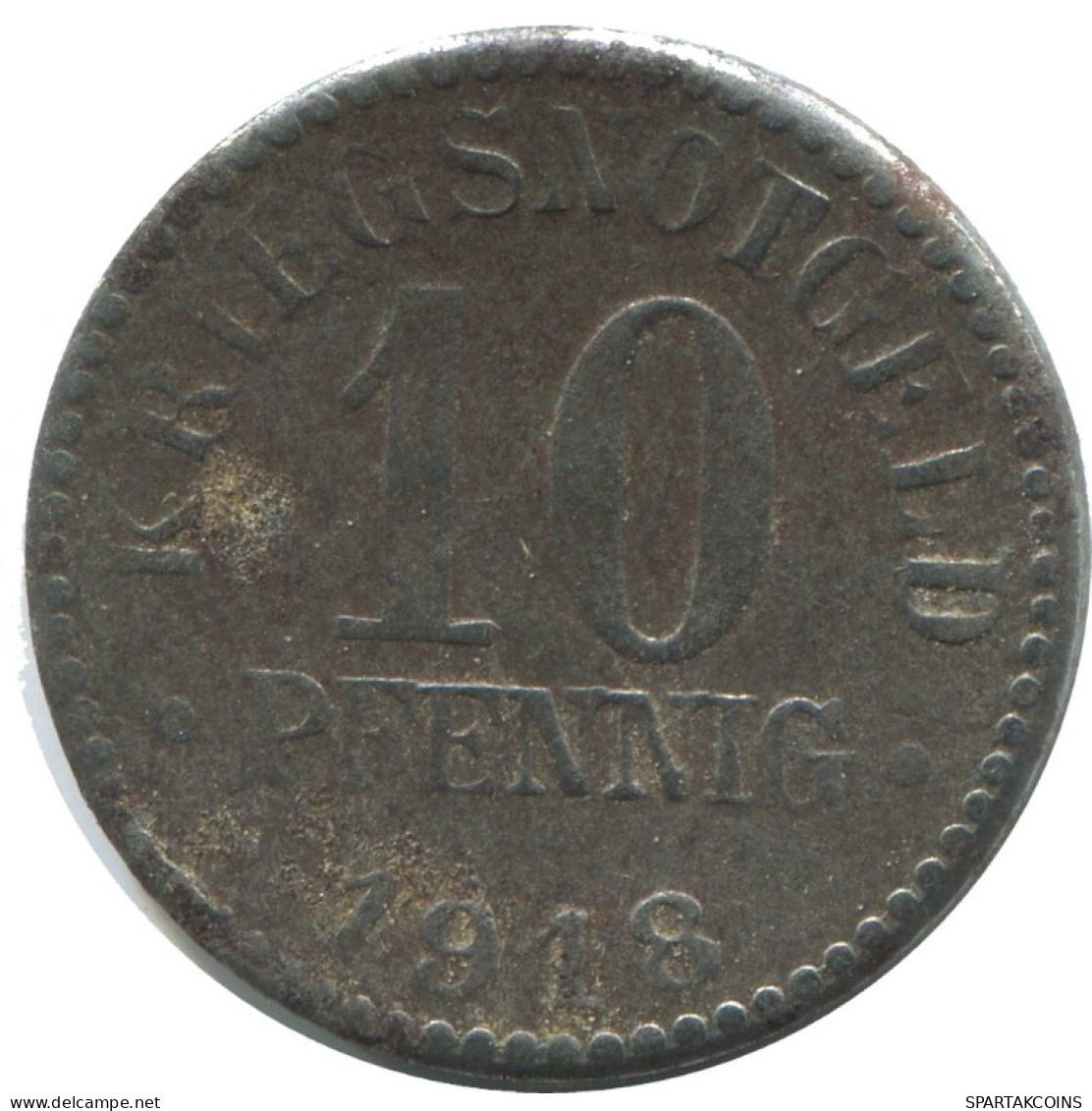 10 PFENNIG 1918 HERZOGIUM BRAUNSCHWEIG ALEMANIA Moneda GERMANY #AD601.9.E.A - 10 Pfennig