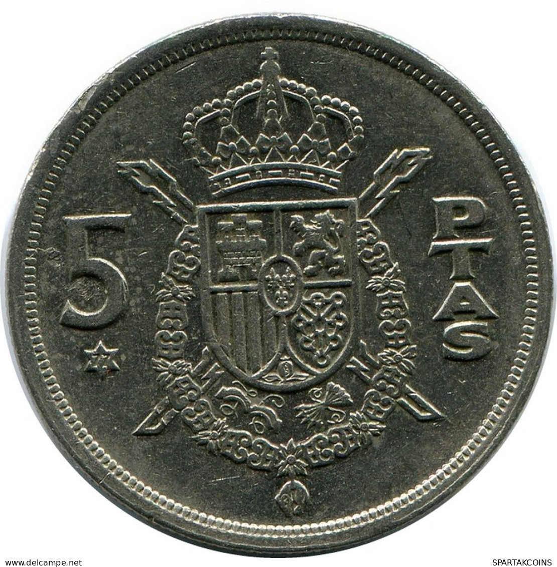 5 PESETAS 1975 ESPAÑA Moneda SPAIN #AR179.E.A - 5 Pesetas