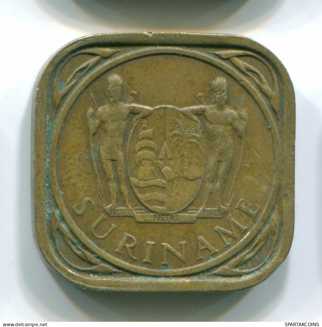 5 CENTS 1966 SURINAM NIEDERLANDE Nickel-Brass Koloniale Münze #S12807.D.A - Surinam 1975 - ...