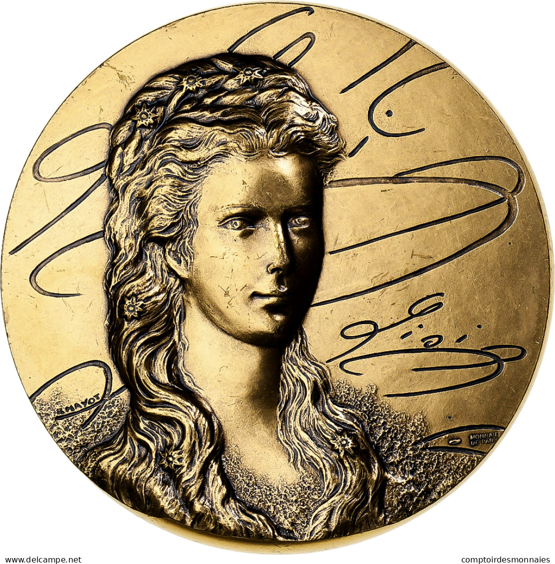 France, Médaille, Lisi, Cheval, Bronze Florentin, Mayot, SUP - Sonstige & Ohne Zuordnung