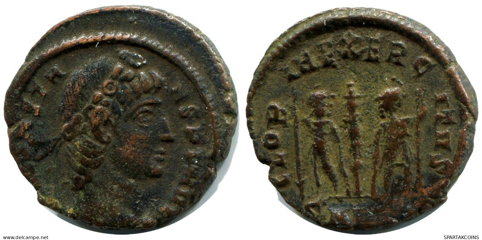 CONSTANS MINTED IN ANTIOCH FOUND IN IHNASYAH HOARD EGYPT #ANC11796.14.U.A - The Christian Empire (307 AD Tot 363 AD)