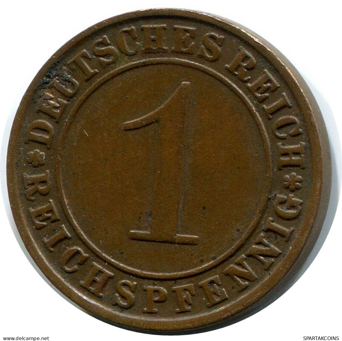 1 REICHSPFENNIG 1929 D DEUTSCHLAND Münze GERMANY #DB130.D.A - 1 Renten- & 1 Reichspfennig