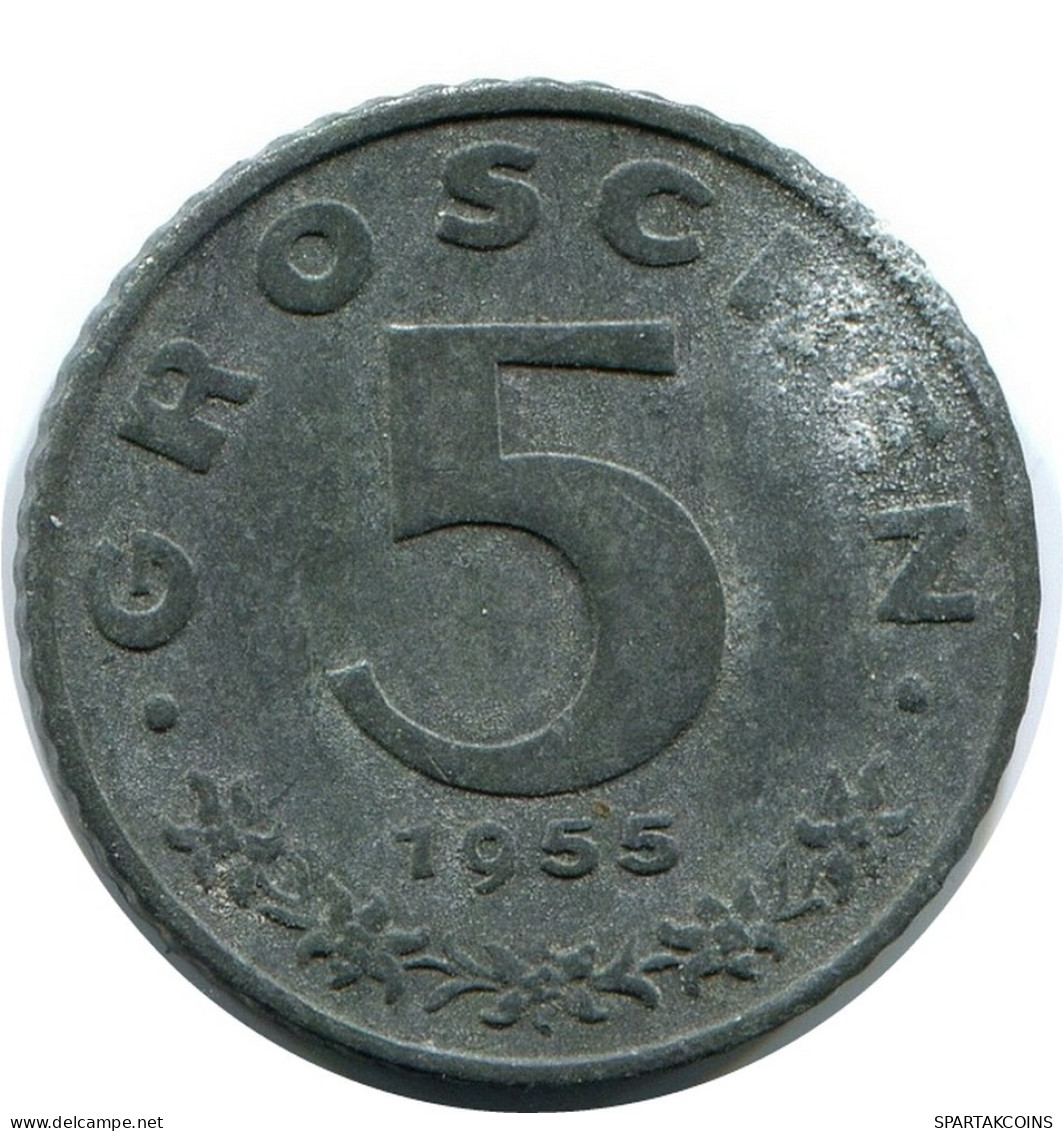 5 GROSCHEN 1955 AUSTRIA Coin #BA175.U.A - Oostenrijk