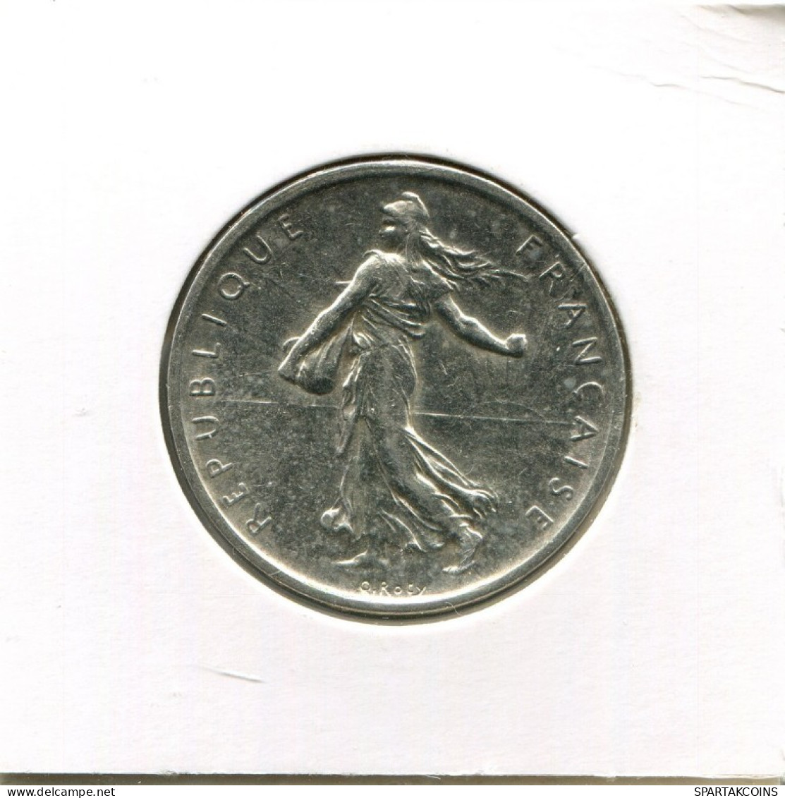 5 FRANCS 1960 FRANCIA FRANCE PLATA Moneda #AK737.E.A - 5 Francs
