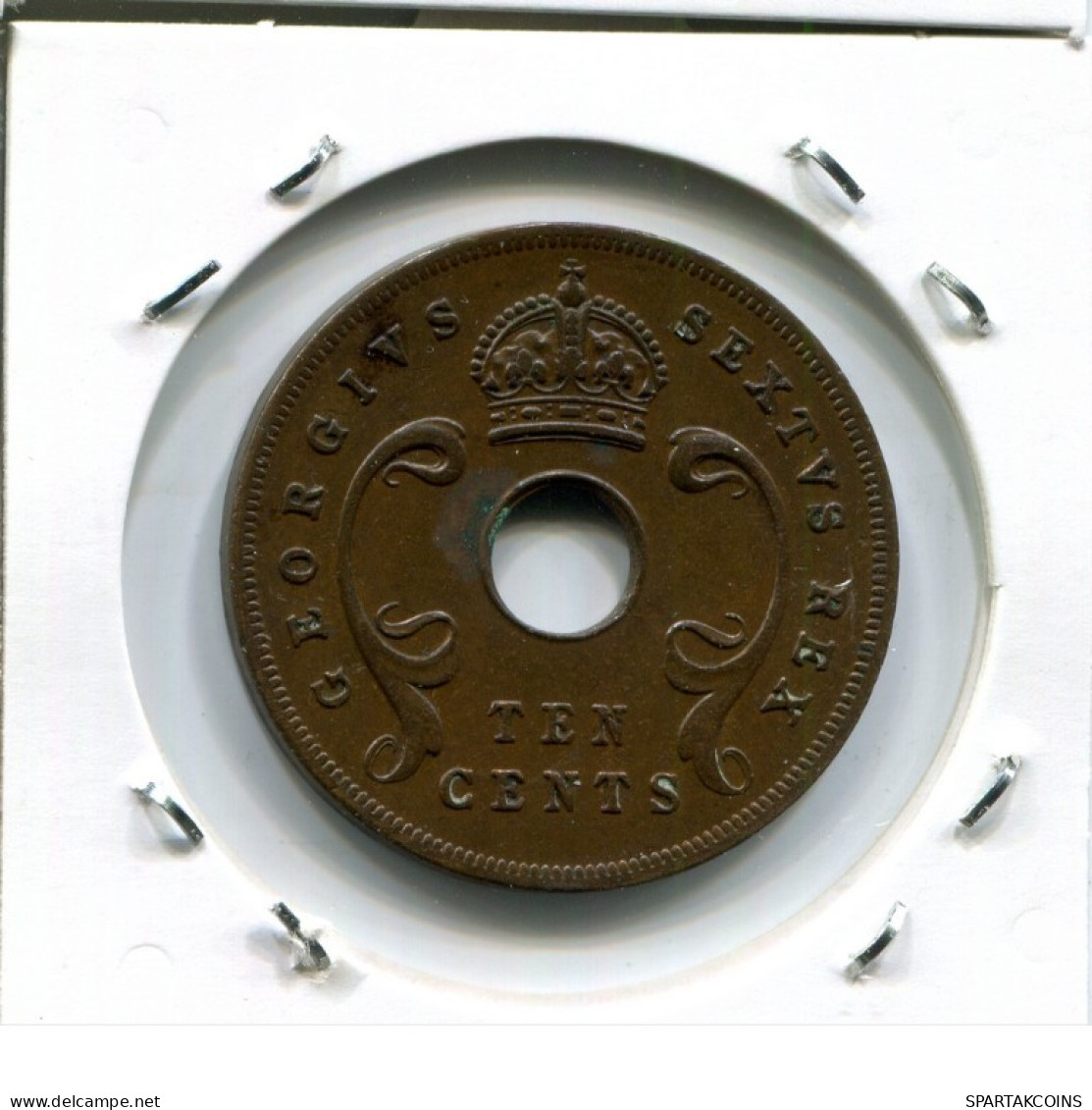 5 CENTS 1950 OSTAFRIKA EAST AFRICA Koloniale Münze #AN773.D.A - Britische Kolonie