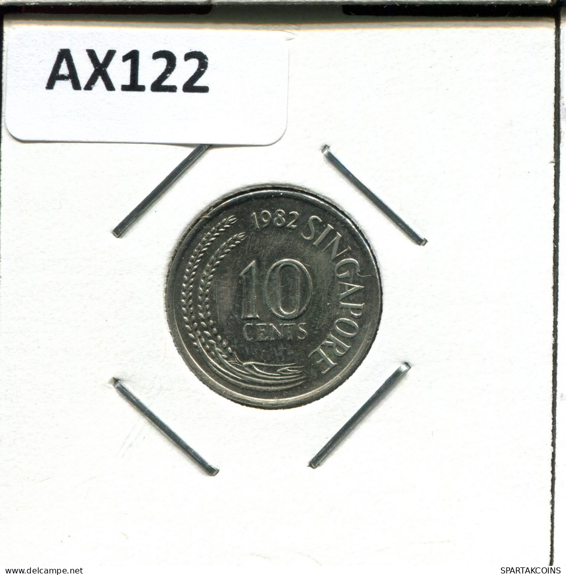 10 CENTS 1982 SINGAPUR SINGAPORE Moneda #AX122.E.A - Singapore