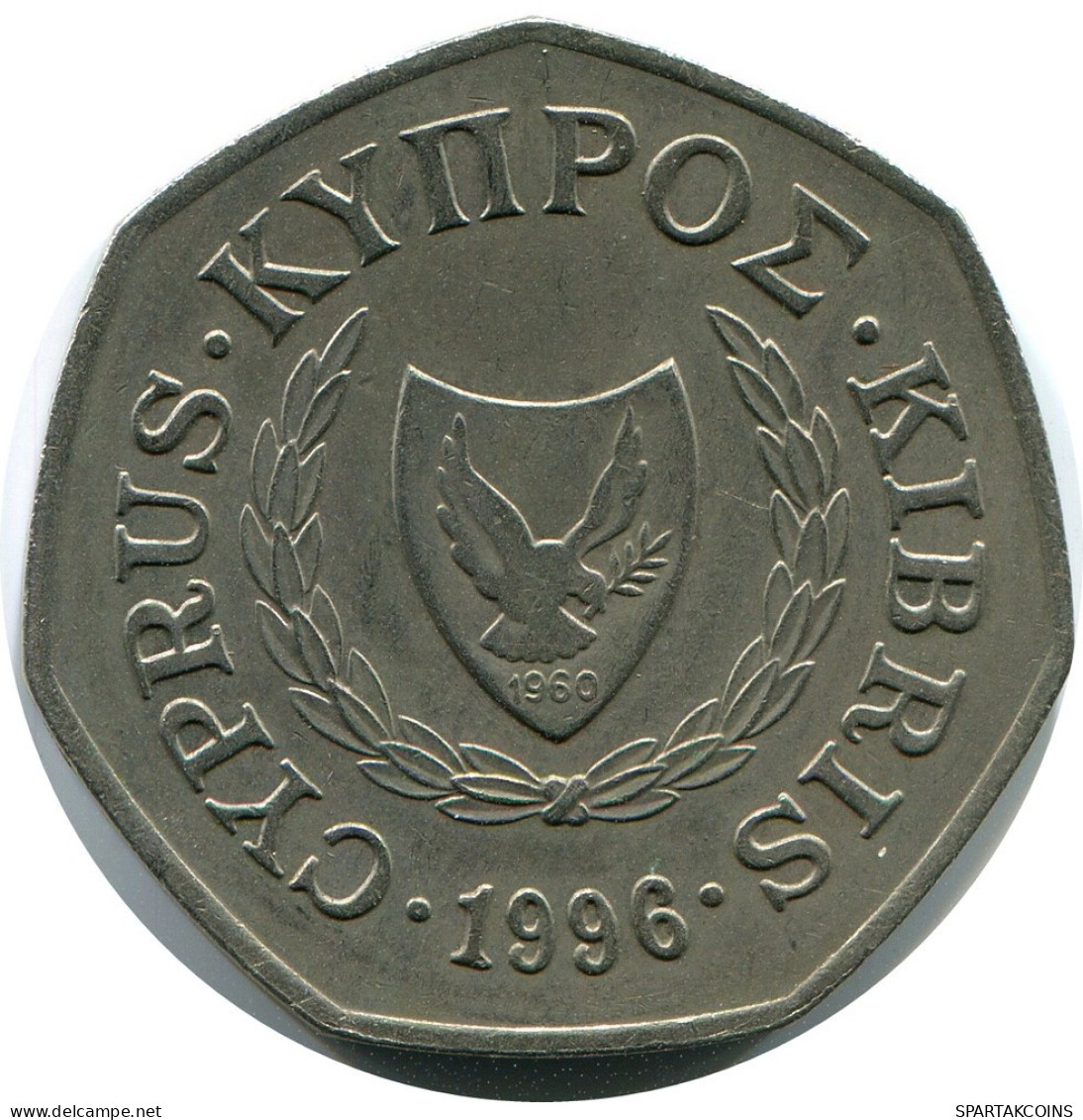 50 CENTS 1994 CYPRUS Coin #AP308.U.A - Chypre
