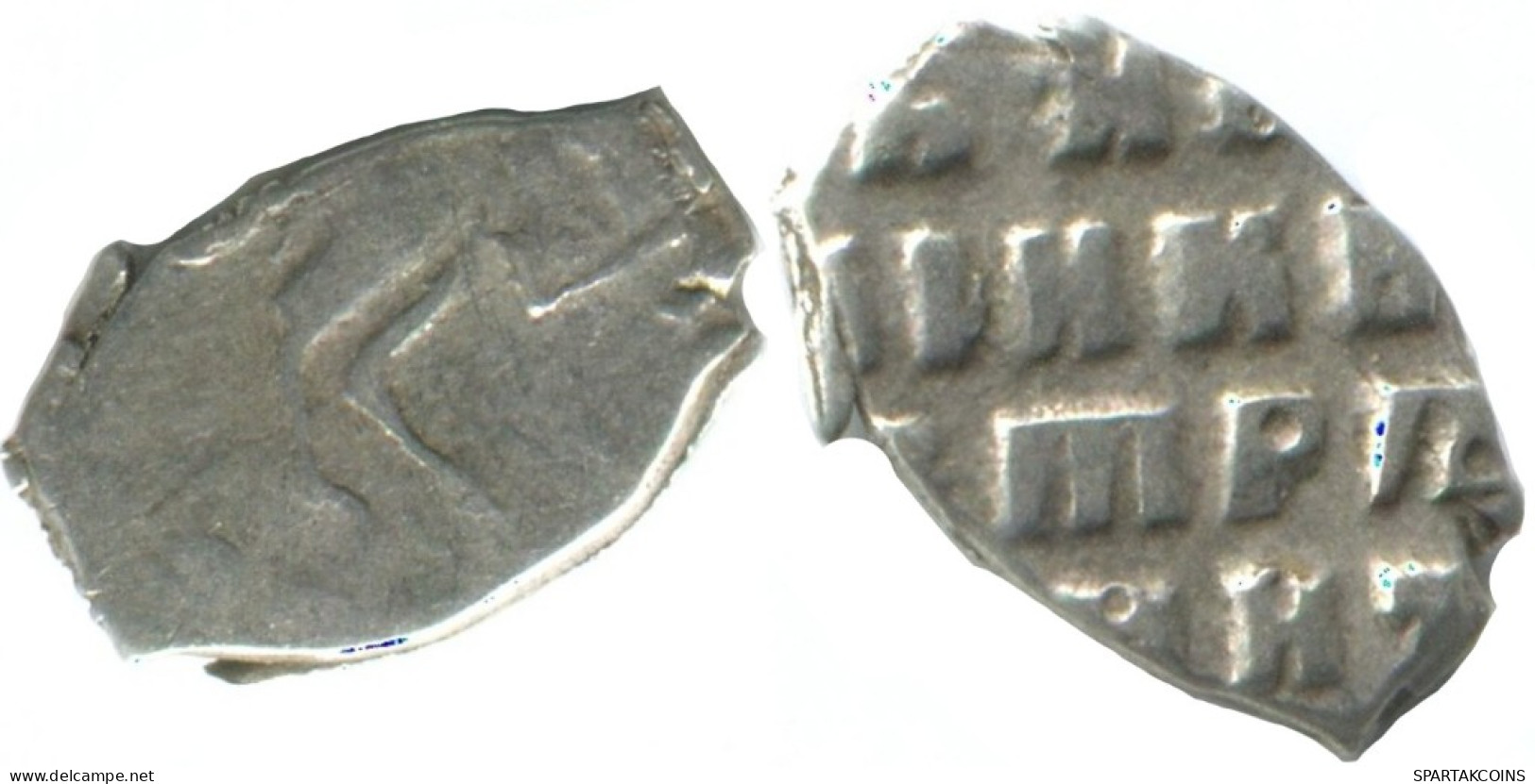 RUSSIE RUSSIA 1696-1717 KOPECK PETER I ARGENT 0.4g/9mm #AB810.10.F.A - Russie