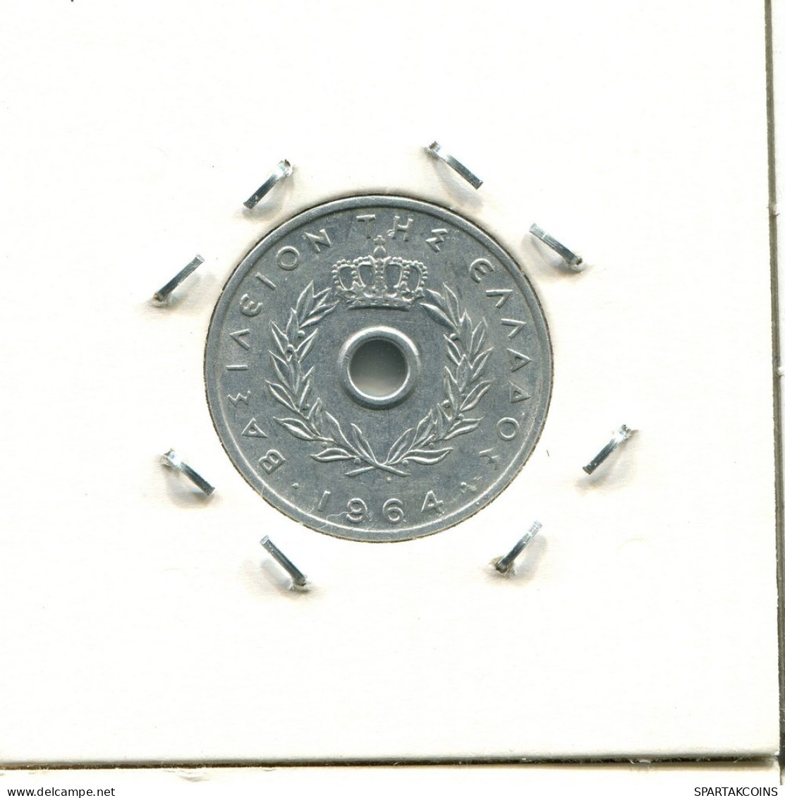 10 LEPTA 1964 GRIECHENLAND GREECE Münze #AS425.D.A - Grèce