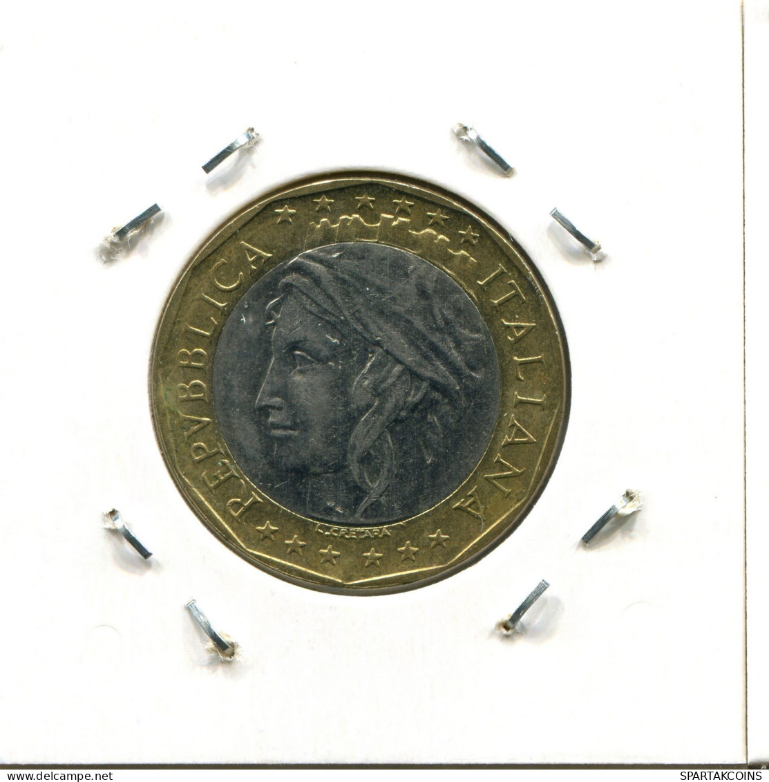 1000 LIRE 1998 ITALIA ITALY Moneda BIMETALLIC #AY215.2.E.A - 1 000 Lire