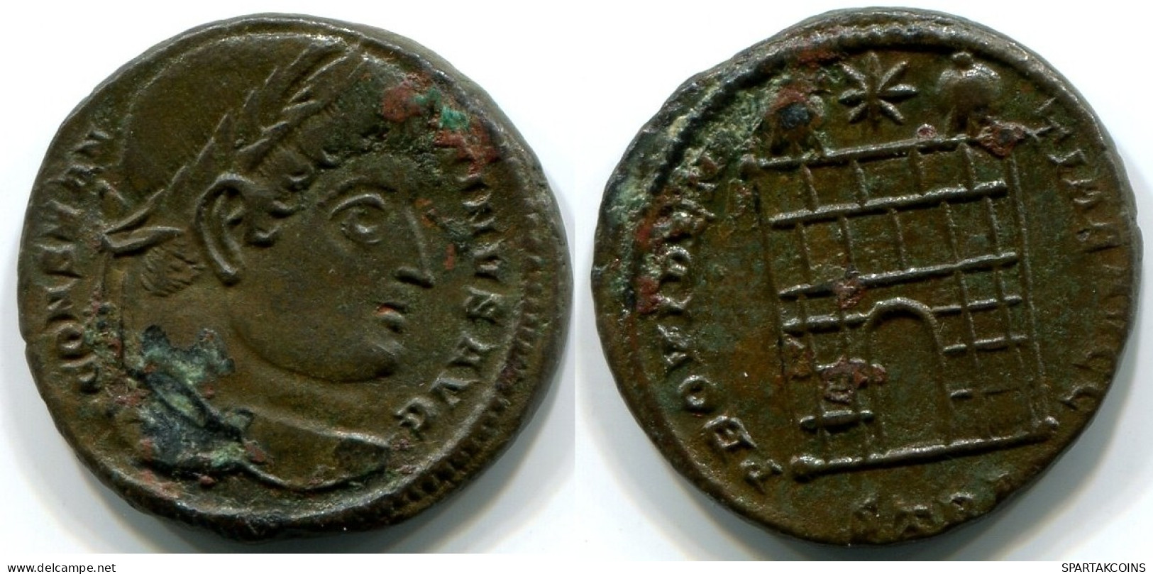 CONSTANTINE I Trier Mint PTR AD 325-326 PROVIDENTIA AVGG Campgate #ANC12453.15.D.A - L'Empire Chrétien (307 à 363)