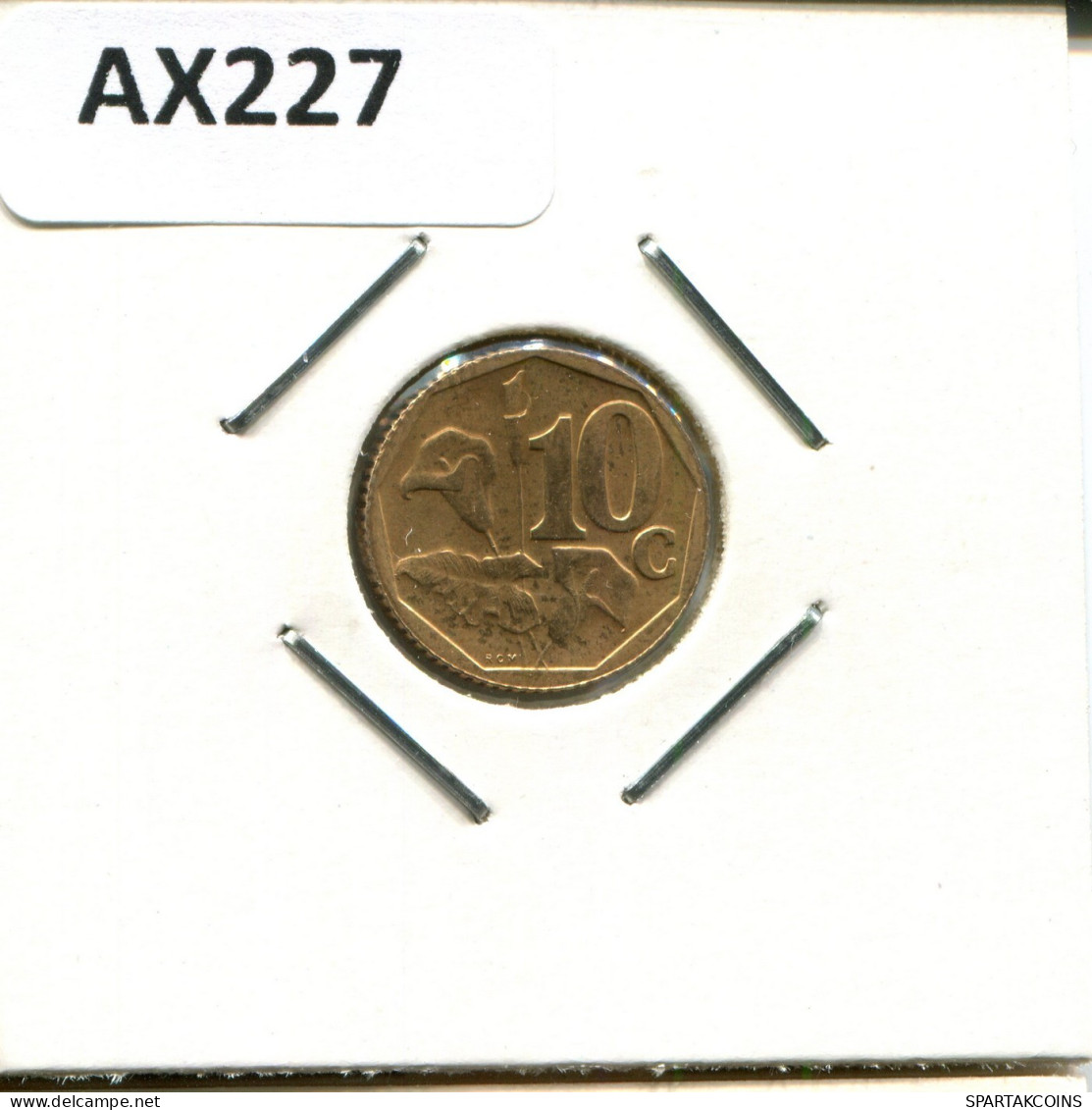 10 CENTS 2002 SUDAFRICA SOUTH AFRICA Moneda #AX227.E.A - Südafrika