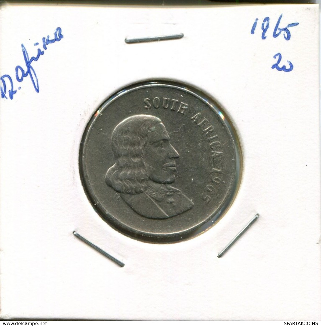 20 CENTS 1965 SOUTH AFRICA Coin #AN721.U.A - Sudáfrica