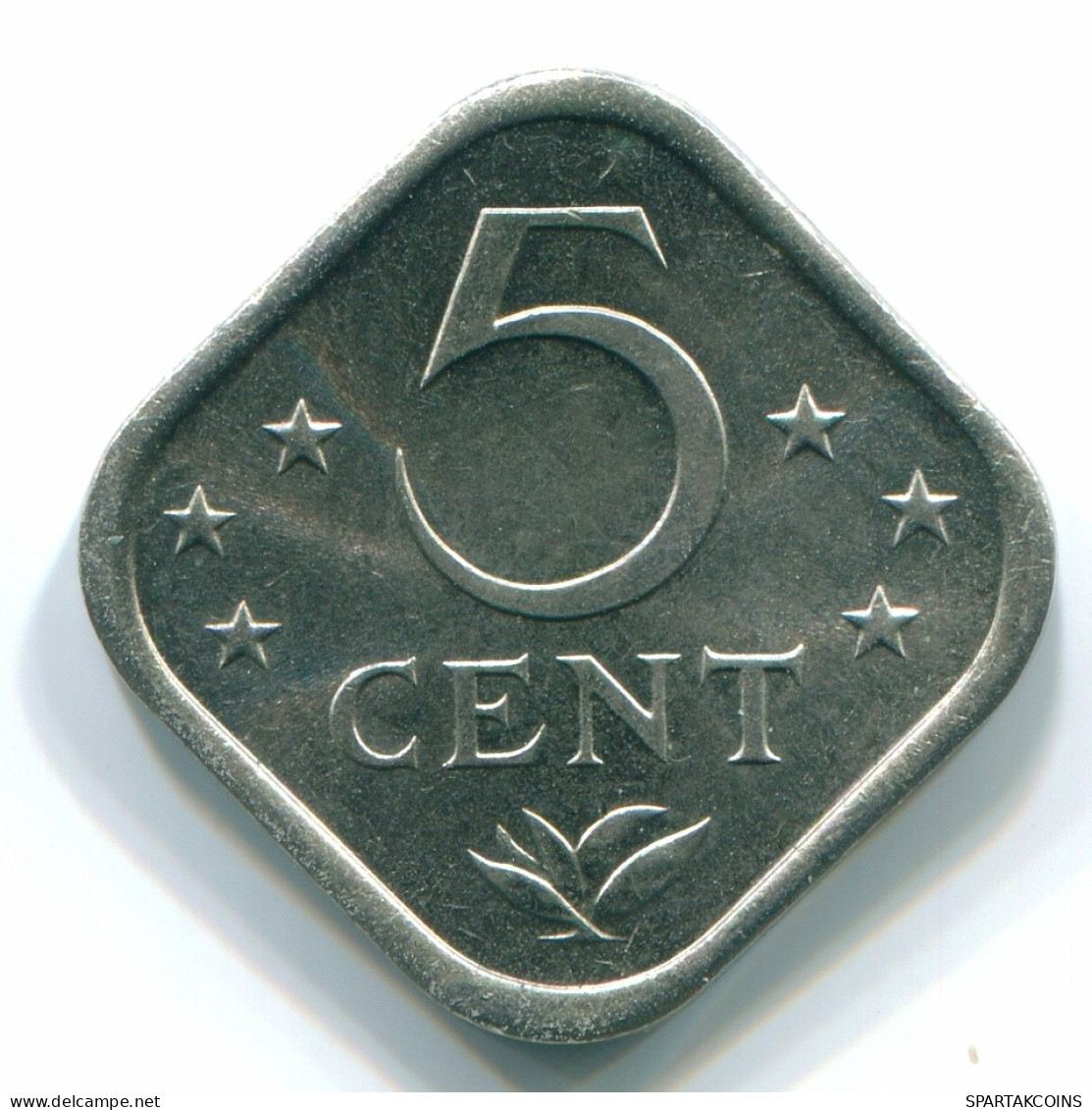 5 CENTS 1979 NIEDERLÄNDISCHE ANTILLEN Nickel Koloniale Münze #S12296.D.A - Niederländische Antillen