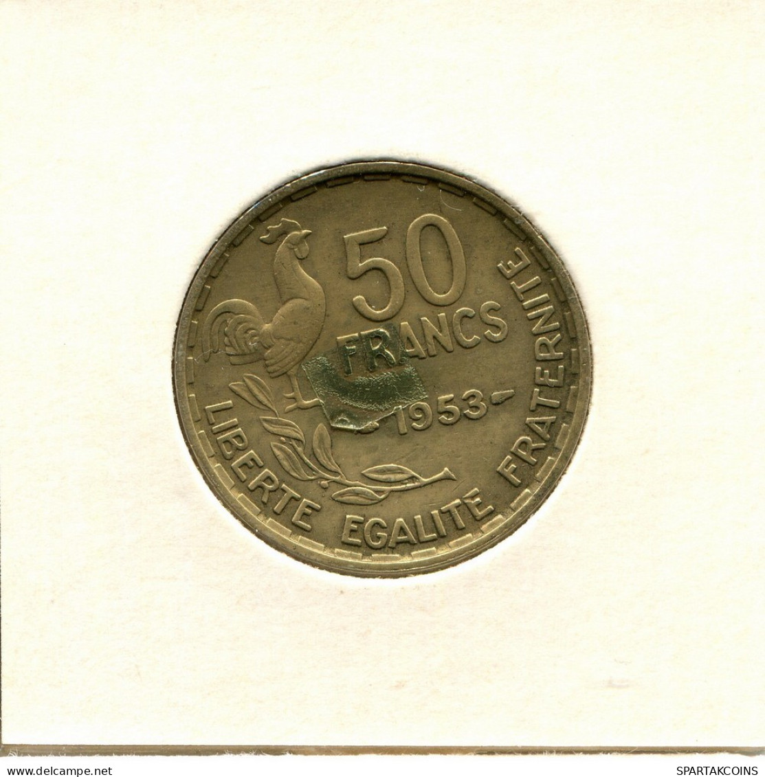 50 FRANCS 1953 FRANCE Coin #BB634.U.A - 50 Francs