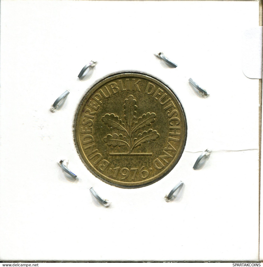 10 PFENNIG 1976 G WEST & UNIFIED GERMANY Coin #DB417.U.A - 10 Pfennig