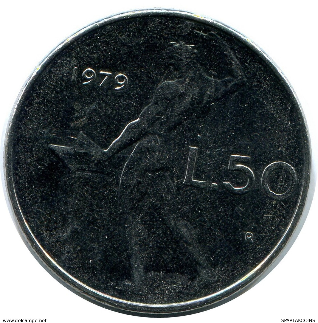 50 LIRE 1979 ITALY Coin #AZ533.U.A - 50 Lire