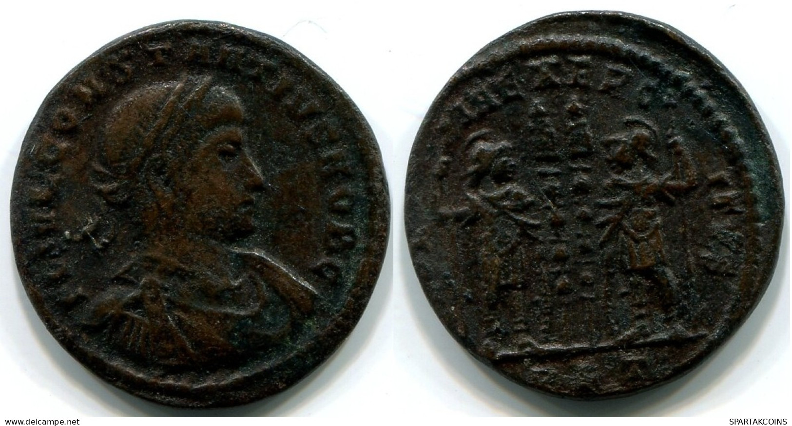 CONSTANTINE II Constantinopolis Mint CONS AD 348 FEL TEMP REP.. #ANC12460.10.F.A - Der Christlischen Kaiser (307 / 363)