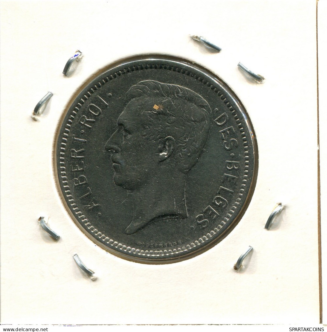 5 FRANCS 1931 BELGIUM Coin FRENCH Text #BA568.U.A - 5 Frank & 1 Belga