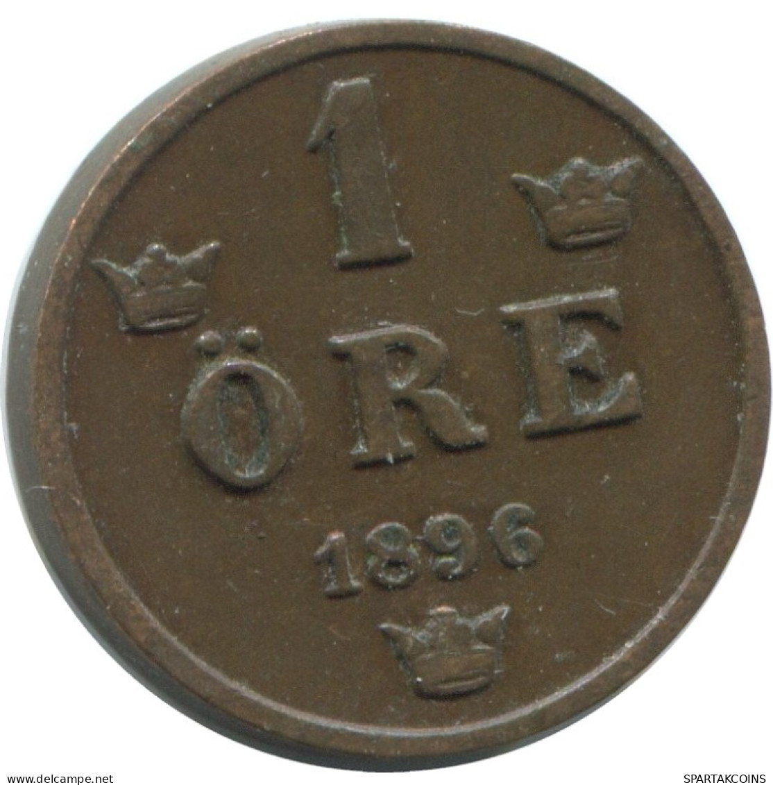 1 ORE 1896 SUECIA SWEDEN Moneda #AD396.2.E.A - Suède