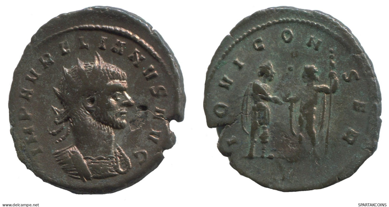 AURELIAN ANTONINIANUS Cyzicus AD346 Iovi Conser 3.6g/24mm #NNN1624.18.U.A - The Military Crisis (235 AD Tot 284 AD)