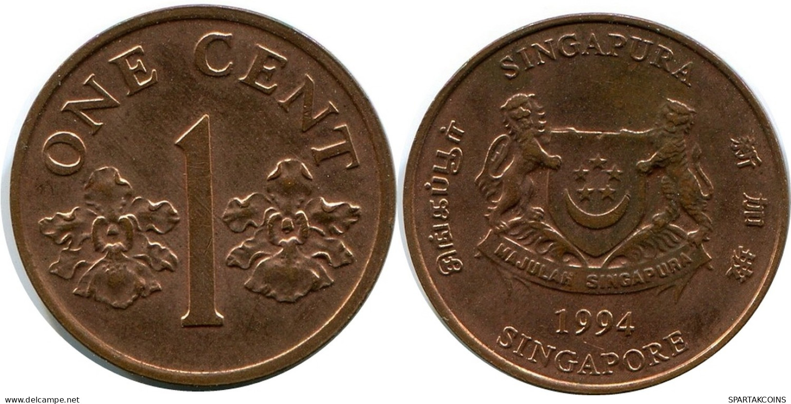1 CENT 1994 SINGAPORE Coin #AR168.U.A - Singapur