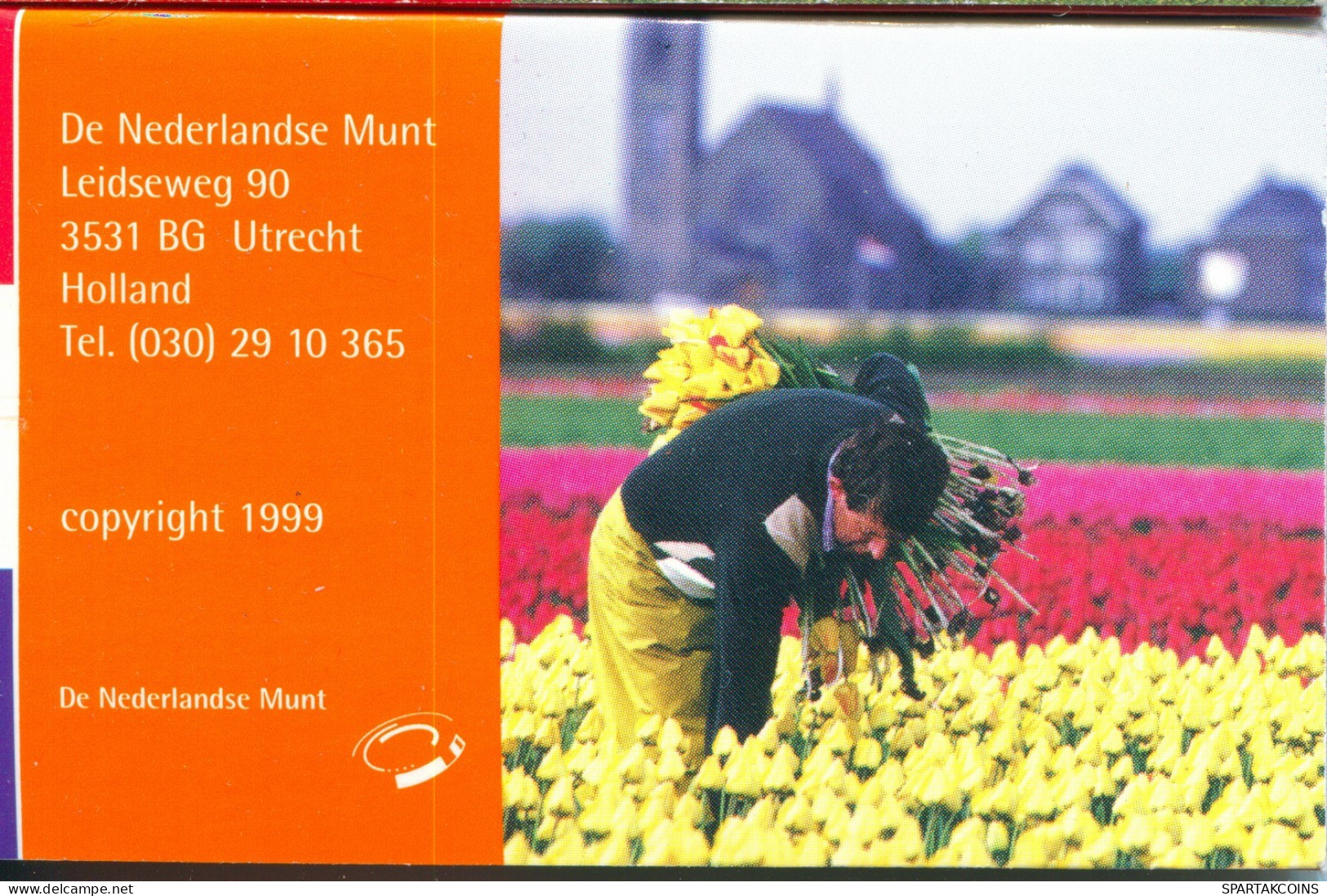 NÉERLANDAIS NETHERLANDS 1999 MINI Pièce SET 6 Pièce RARE #SET1050.7.F.A - Jahressets & Polierte Platten