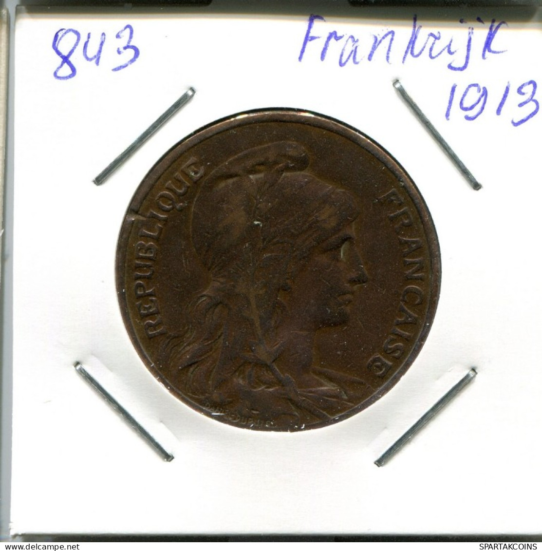 10 CENTIMES 1913 FRANKREICH FRANCE Französisch Münze #AN086.D.A - 10 Centimes